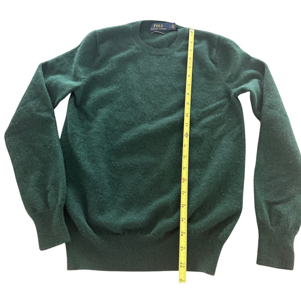 Polo Ralph Lauren Women's Small Petite Washable Cashmere Green Sweater - Picture 4 of 5